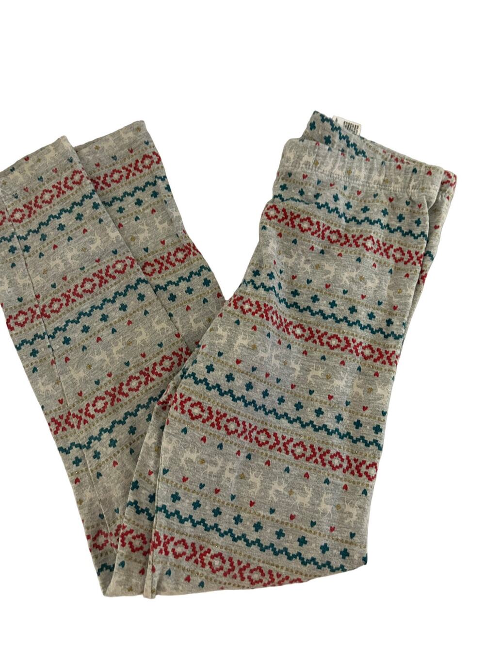 Circo Grey Red Green Christmas Holiday Leggings